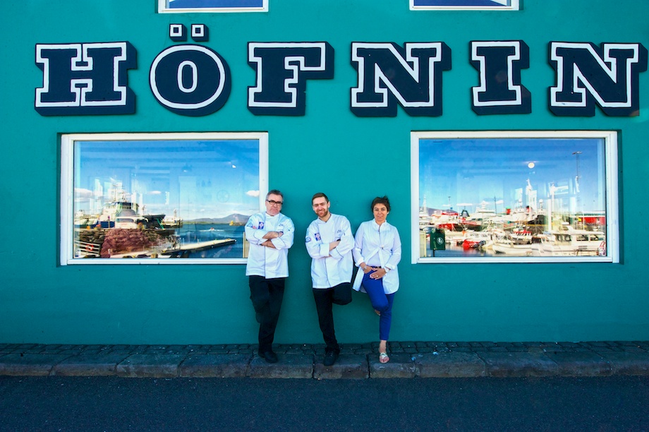Höfnin: Brynjar, Logi og Elsa